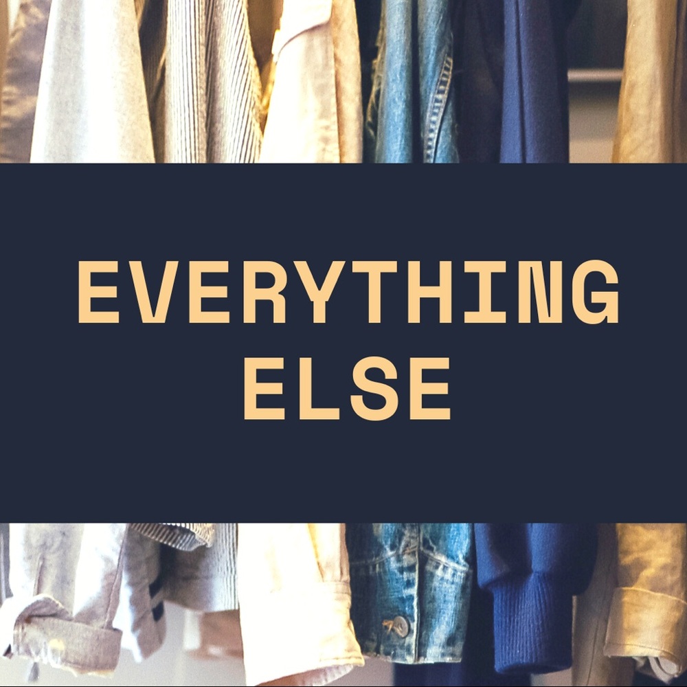 I sell a variety of brands and clothing items